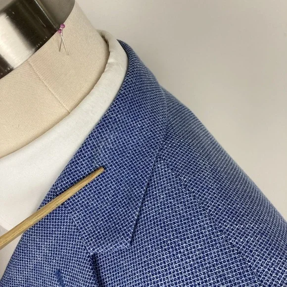 Michael Kors Men's Classic-Fit Light Blue Sport Coat 36R